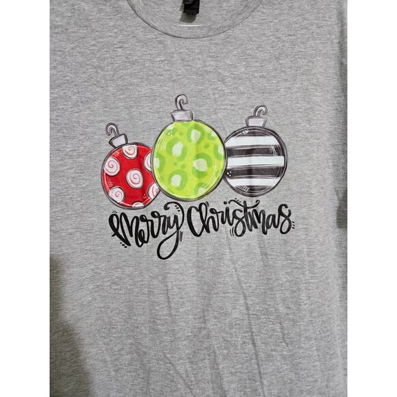 Gildan softsyle xl women's grey Christmas tee - Picture 2 of 7